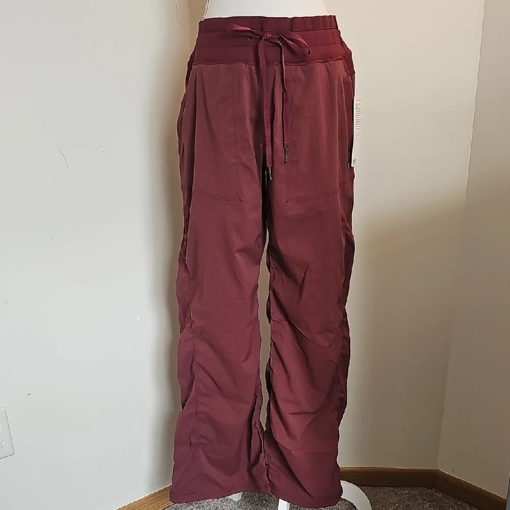 Burgundy Dance Studio Pants